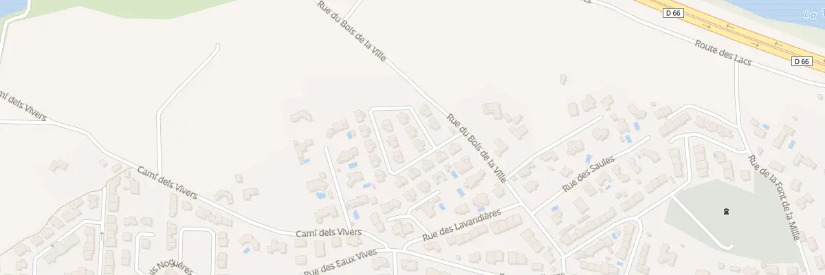 Plan du 5001F Rue du Bois de la Ville à Millas