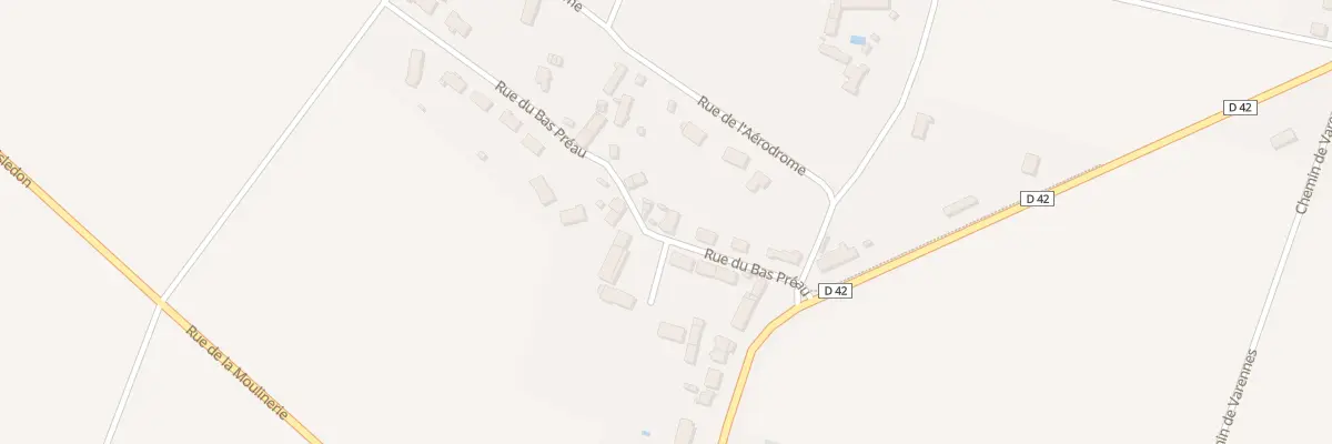 Plan du 8 Rue du Bas Préau à Vimory