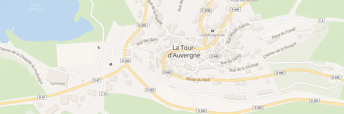 Plan du 5141 Rte de Besse à La Tour-d’Auvergne
