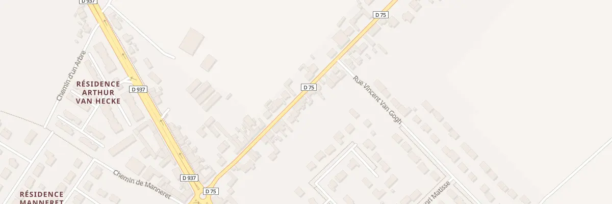 Plan du 36 Rue Alfred de Vigny à Sains-en-Gohelle
