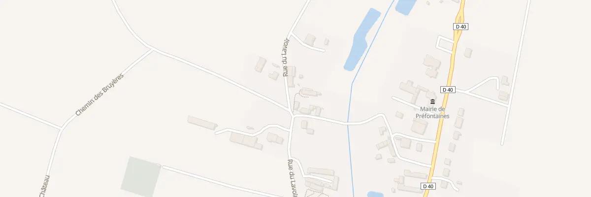 Plan du 1 Imp du Ruisseau à Préfontaines