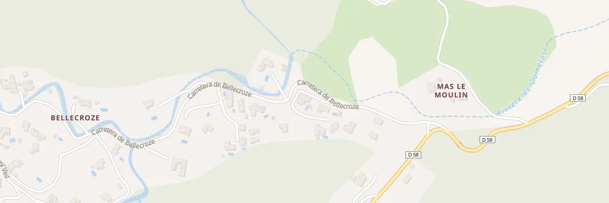 Plan du 1 Ham de Bellecrose à Camélas