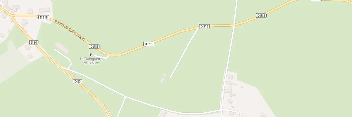 Plan du 5198 Le Puy à Biollet