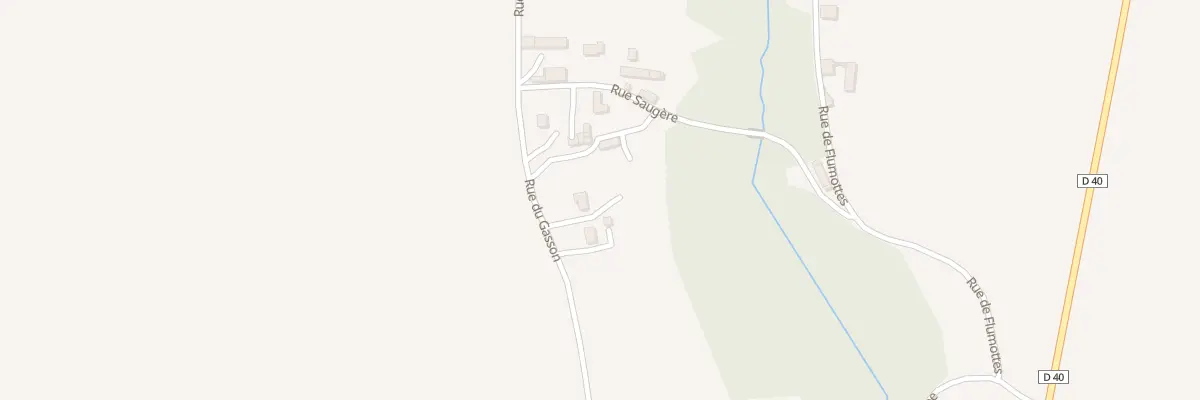 Plan du 4 Rue de Gasson à Préfontaines