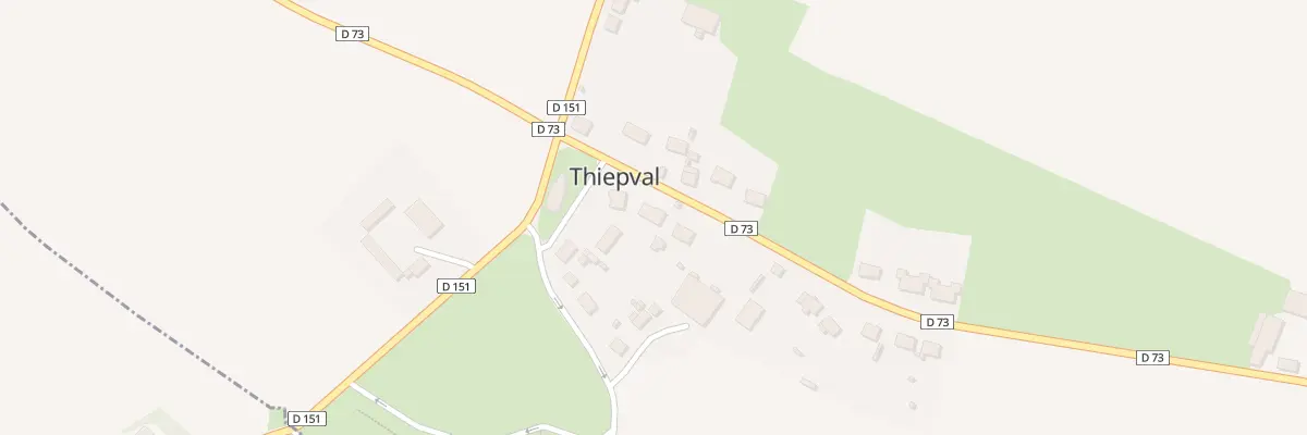 Plan du 2B Rte de Pozieres à Thiepval
