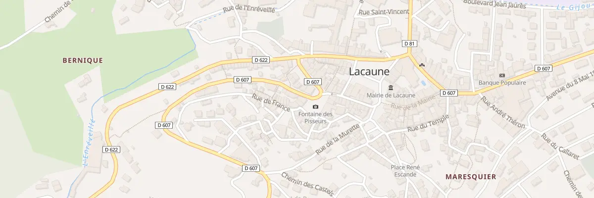Plan du 12 Pl du Griffoul à Lacaune
