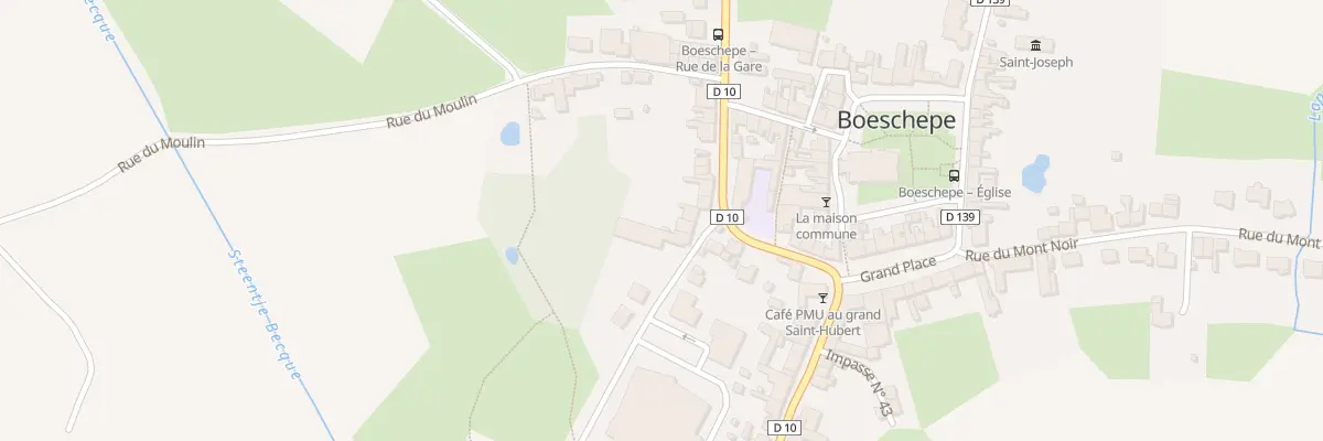 Plan du 86 Rue de la Gare à Boeschepe