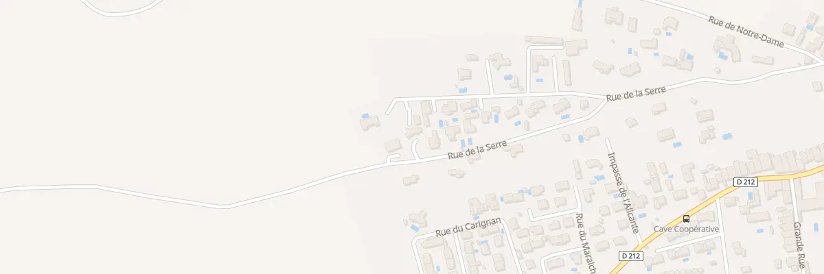 Plan du 16 Rue de la Serre à Fabrezan