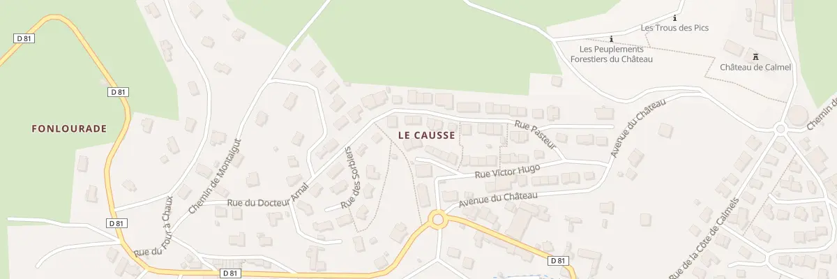 Plan du 26 Rue Victor Hugo à Lacaune