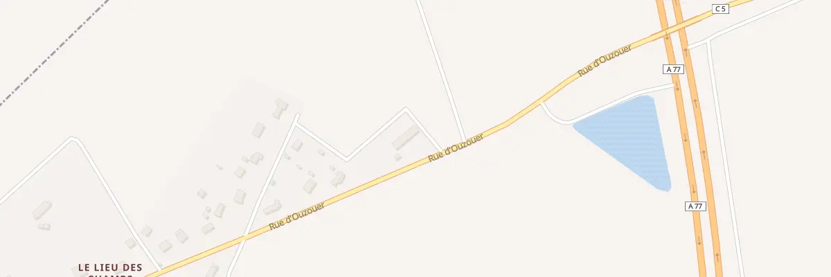 Plan du 5070 La Masure du Chene à Ouzouer-des-Champs