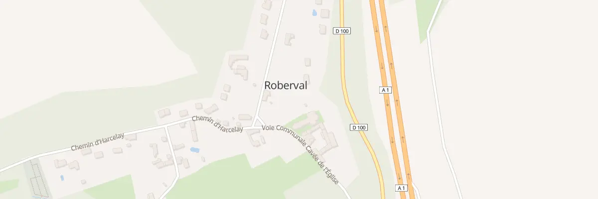 Plan du 25 Rte de l’Eglise à Roberval