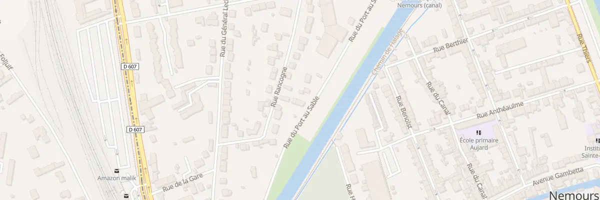 Plan du 16 Rue Rancogne à Nemours