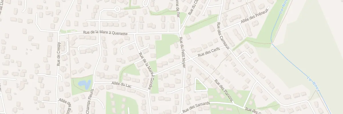 Plan du 28 Rue des Genêts à Vaux-le-Pénil