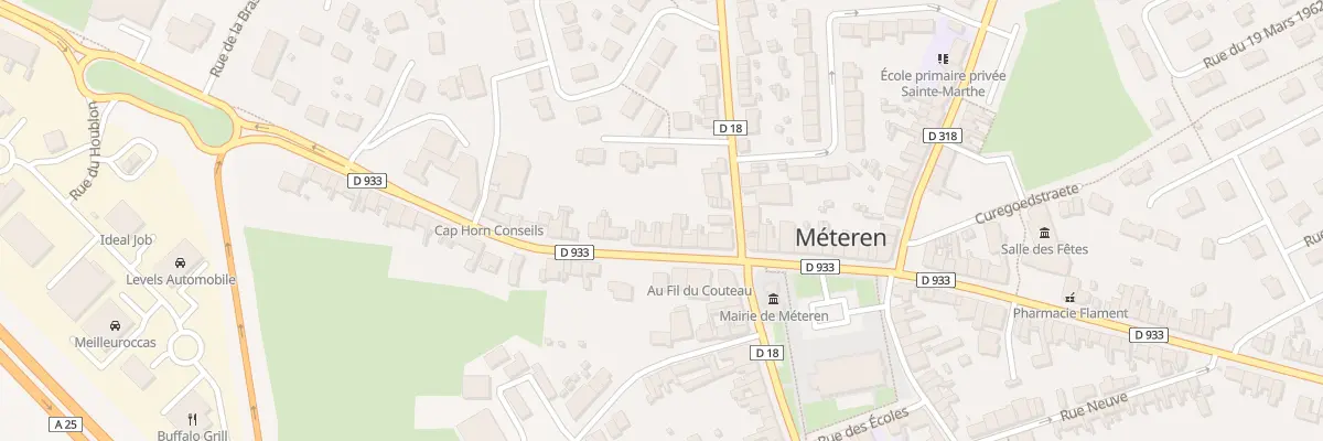 Plan du 83 Rue Nationale à Méteren