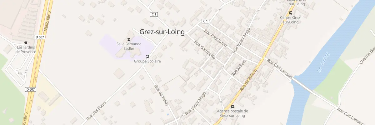 Plan du 3 Rue Etienne Dolet à Grez-sur-Loing