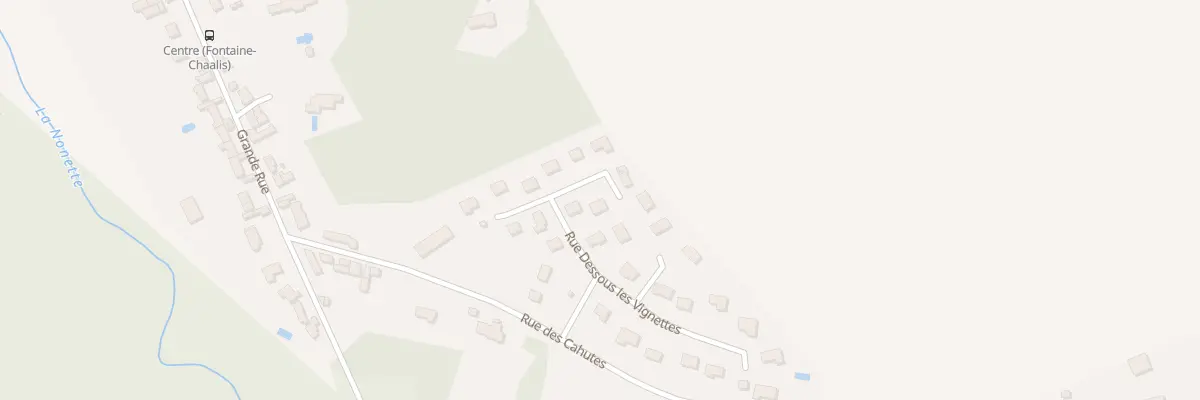Plan du 14 Rue Dessous Les Vignettes à Fontaine-Chaalis