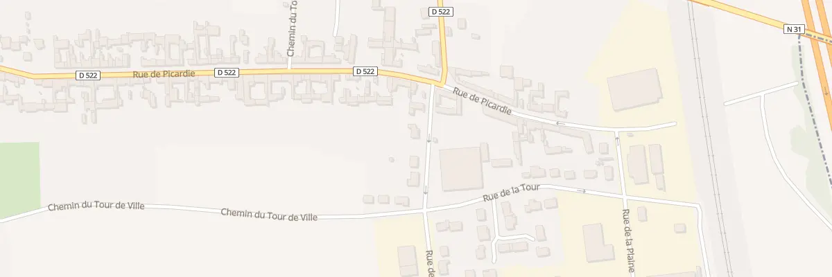 Plan du 4 Rue de la Plaine à Arsy