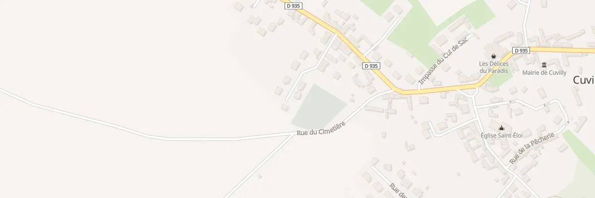 Plan du 9 Clos Moulin à Cuvilly