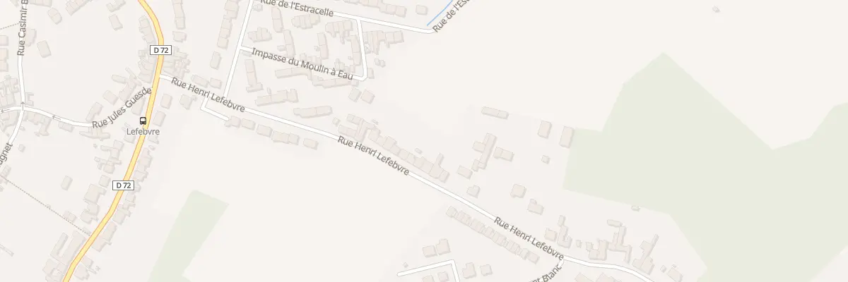 Plan du 285 Rue Henri Lefebvre à Beuvry