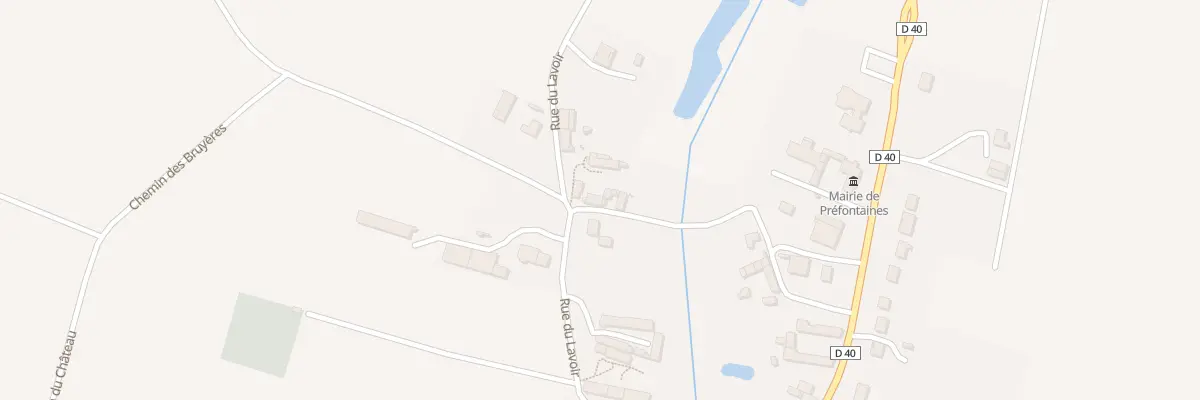 Plan du 3 Imp du Ruisseau à Préfontaines