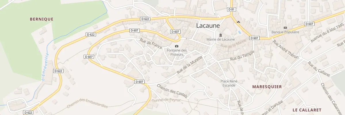 Plan du 4 Rue du Pioch à Lacaune