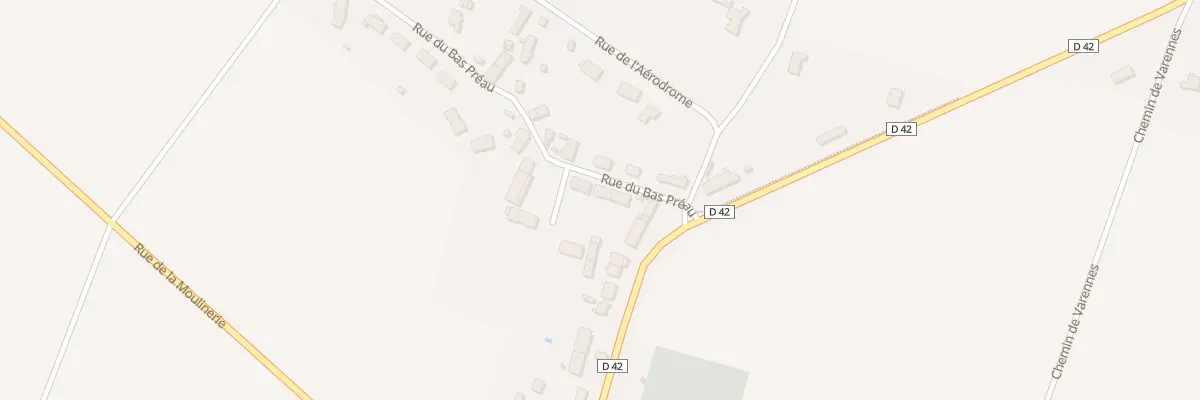 Plan du 3 Rue du Bas Préau à Vimory