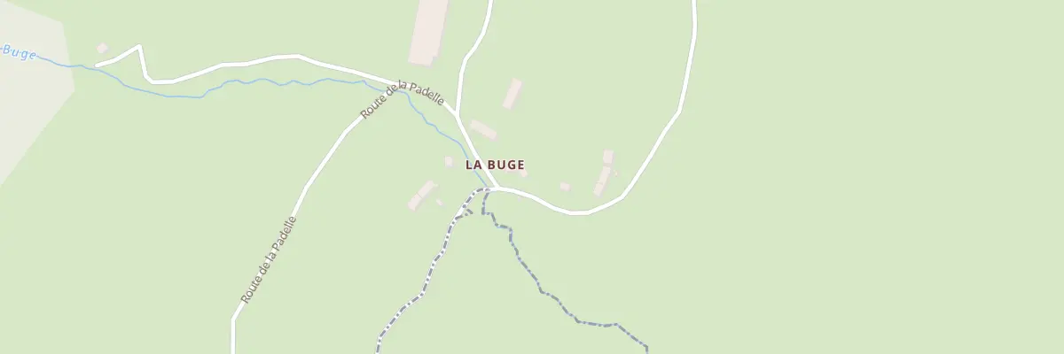 Plan du 5246 La Buge à Cheylade
