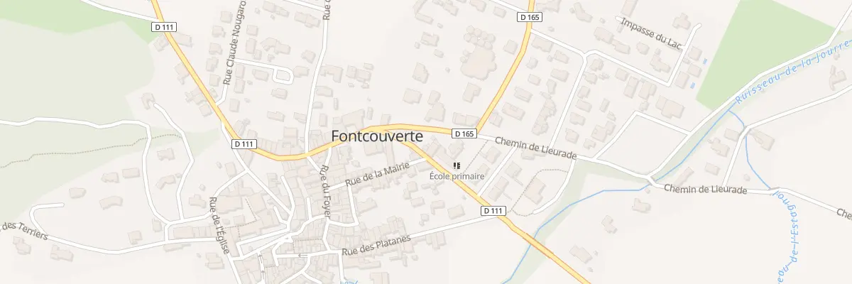 Plan du 1B Av de l’Estagnol à Fontcouverte