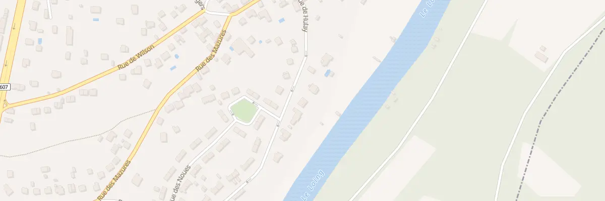 Plan du 18 Rue d’Hulay à Grez-sur-Loing