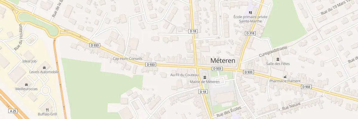 Plan du 79B Rue Nationale à Méteren