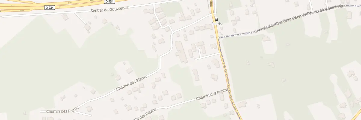 Plan du 9 Che des Pierris à Saint-Thibault-des-Vignes