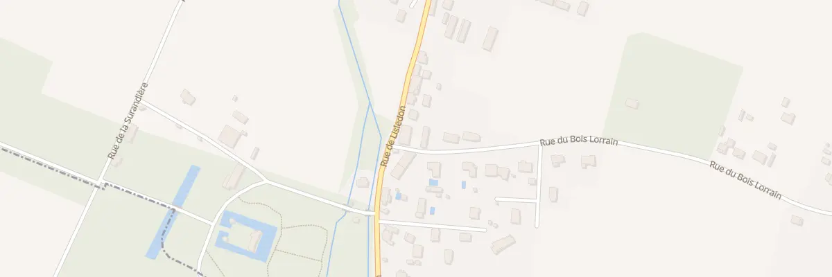 Plan du 107 Rue de Lisledon à Villemandeur