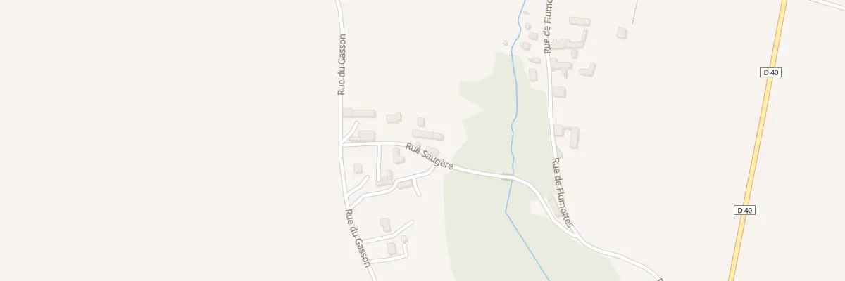 Plan du 6 Rue Saugère à Préfontaines