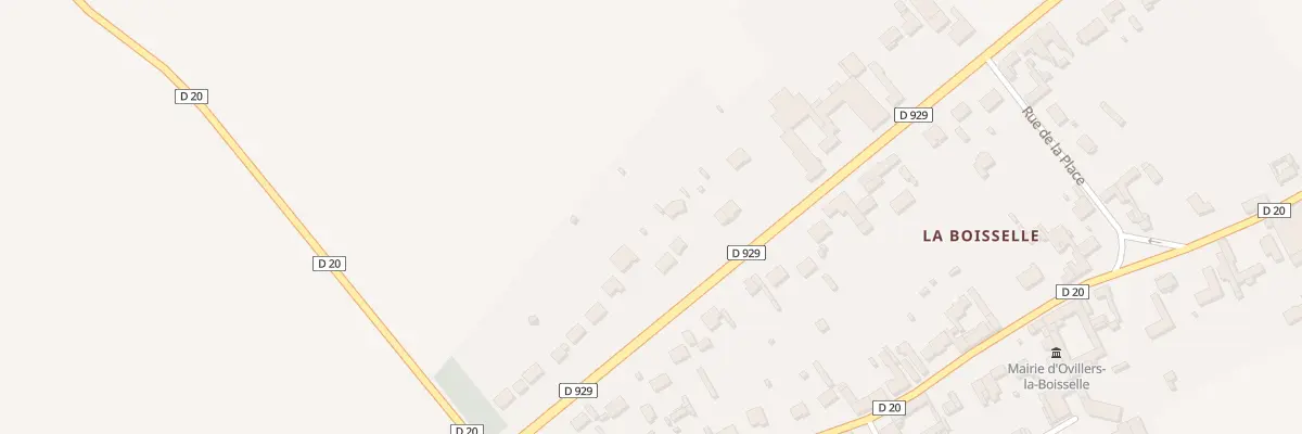 Plan du 19 Rte de Bapaume à Ovillers-la-Boisselle