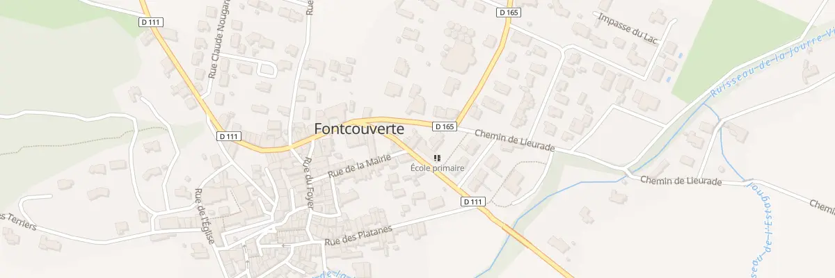 Plan du 3 Av de l’Estagnol à Fontcouverte