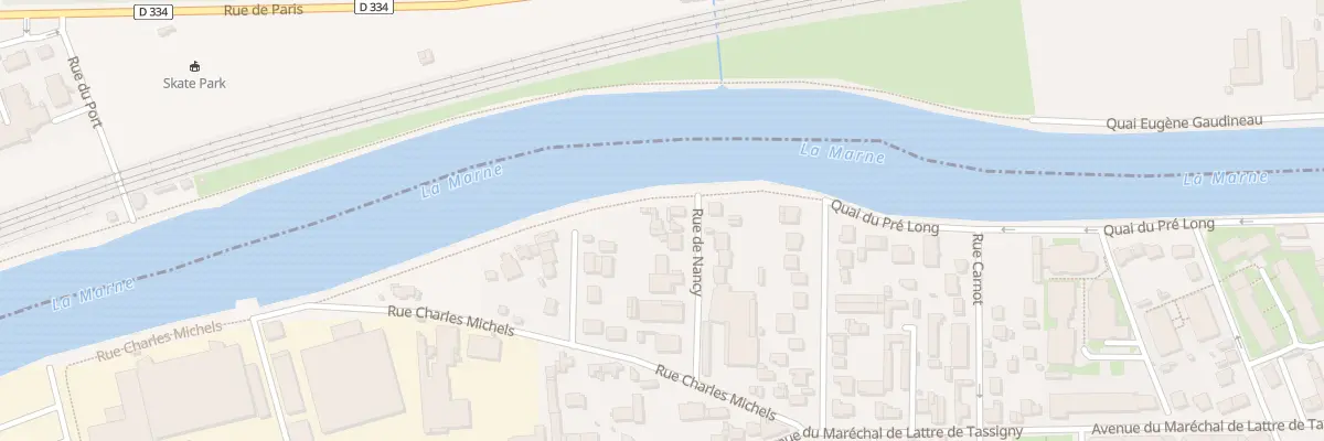 Plan du 85B Quai du Pré Long à Lagny-sur-Marne