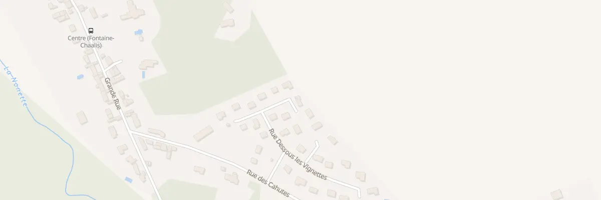 Plan du 12 Rue Dessous Les Vignettes à Fontaine-Chaalis