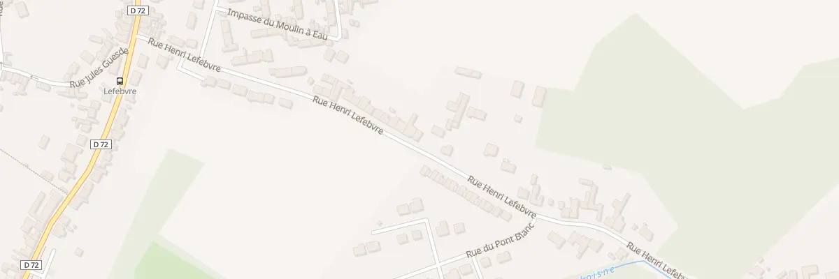 Plan du 323 Rue Henri Lefebvre à Beuvry
