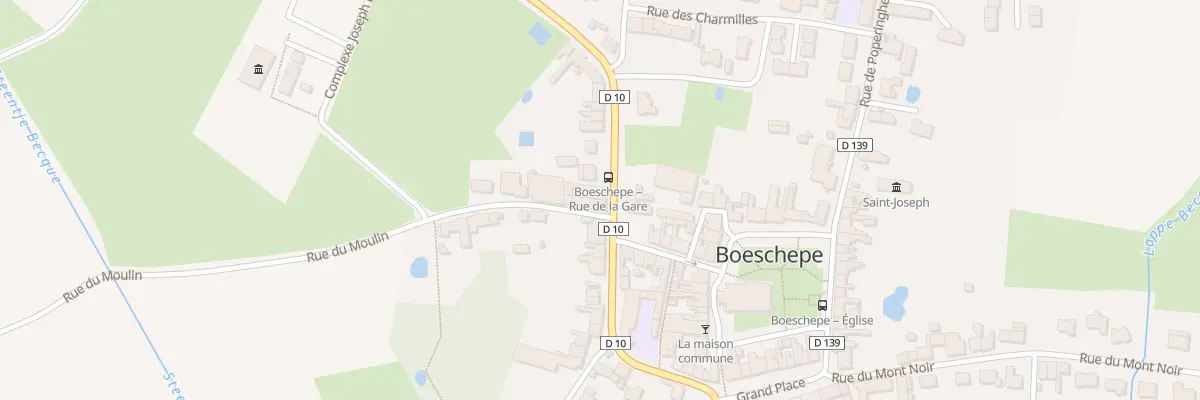 Plan du 185 Rue de la Gare à Boeschepe