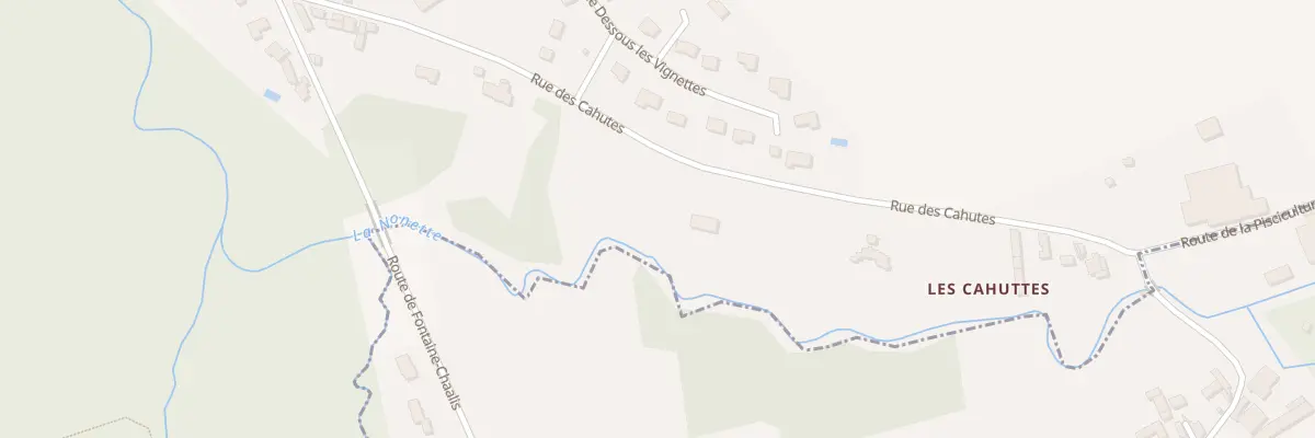 Plan du 11 Rue des Cahuttes à Fontaine-Chaalis