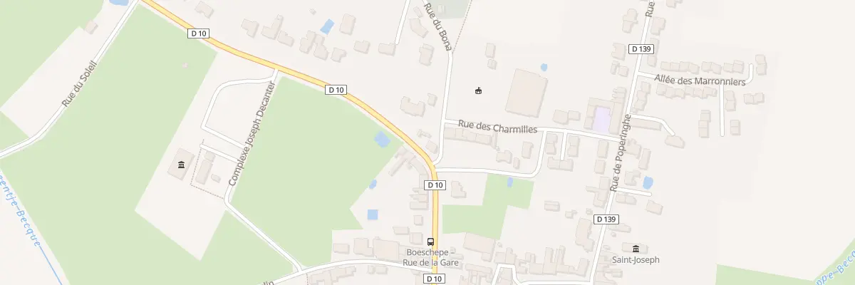Plan du 304 Rue de la Gare à Boeschepe