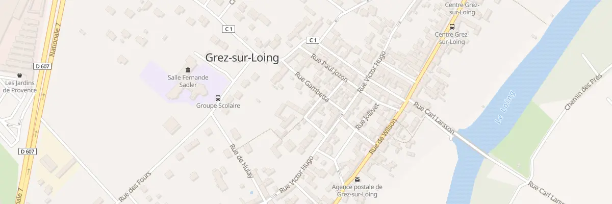 Plan du 5 Rue Etienne Dolet à Grez-sur-Loing
