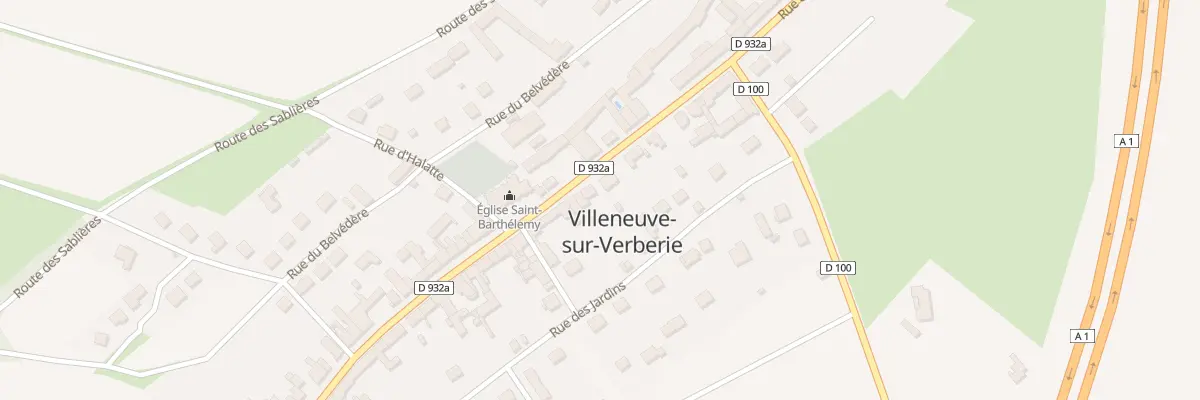Plan du 45 Rue des Flandres à Villeneuve-sur-Verberie