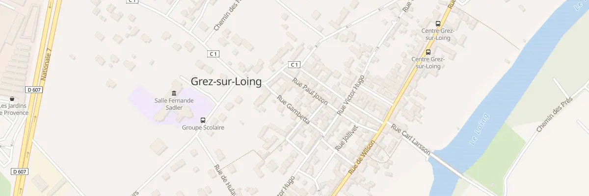 Plan du 23 Rue Paul Jozon à Grez-sur-Loing