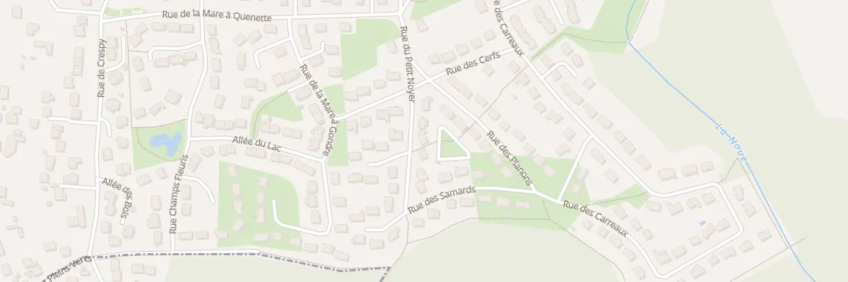 Plan du 47 Rue du Petit Noyer à Vaux-le-Pénil