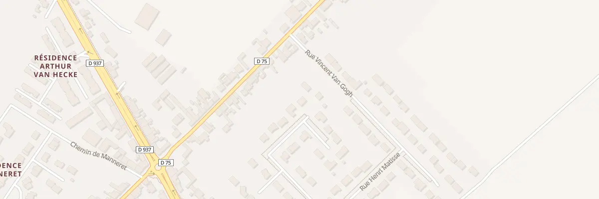 Plan du 13 Rue Andre Derain à Sains-en-Gohelle