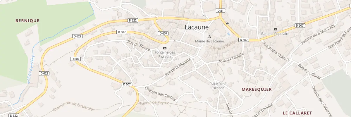 Plan du 5 Rue Philippe de Montfort à Lacaune