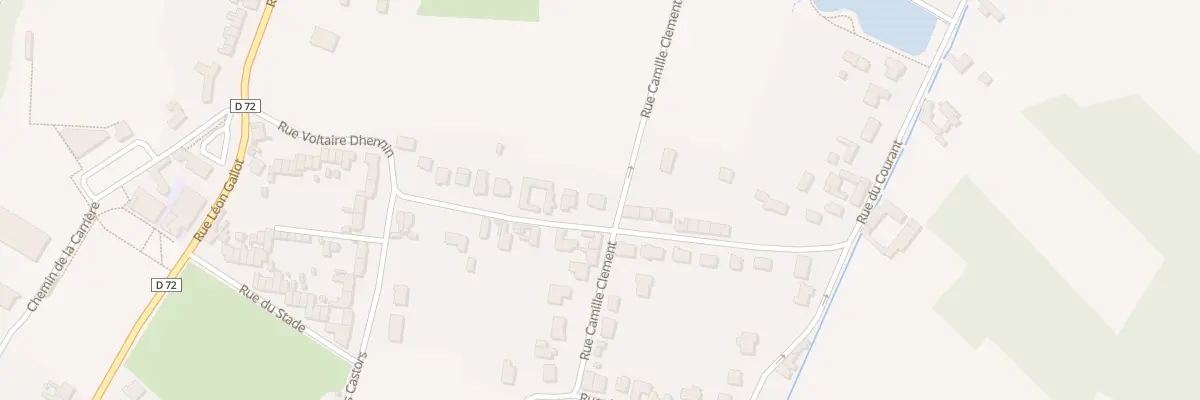 Plan du 299 Rue Voltaire Dhennin à Beuvry