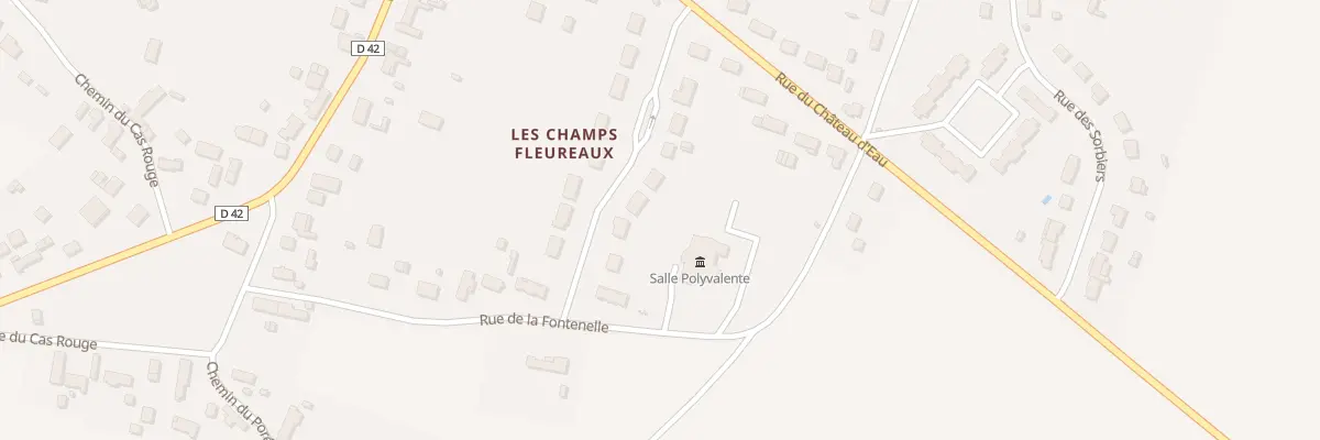 Plan du 9 Les Champs Fleureaux à Vimory