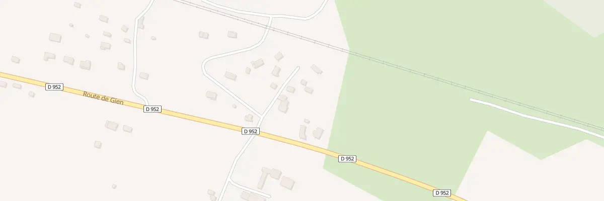Plan du 700 Rte de Gien à Briare